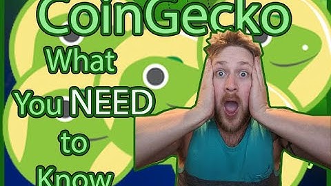 Coingecko Walkthrough - What you didn