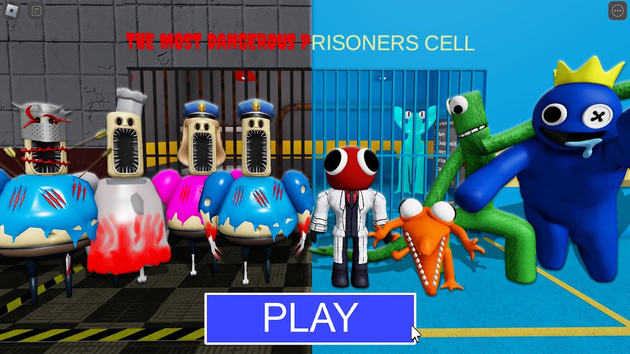 ALL RAINBOW FRIENDS Vs BARRY EXE SPEED RUN SCARY OBBY: BARRY'S PRISON RUN 