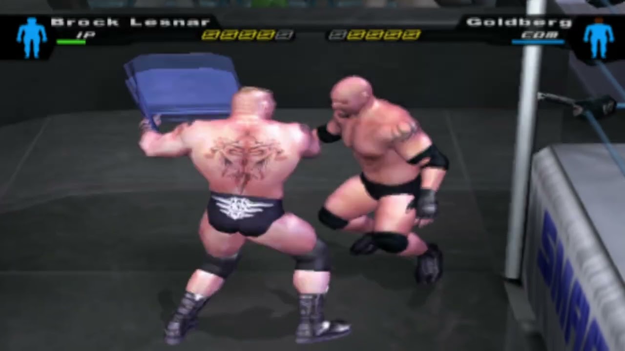 smack pain gameplay #2//brock lesner vs godburg//2 matches