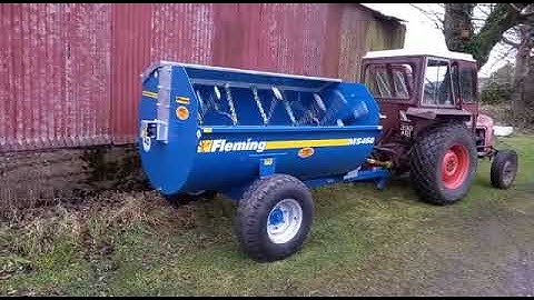 Walkaround & First Use Of Brand New Fleming MS450 Manure Spreader