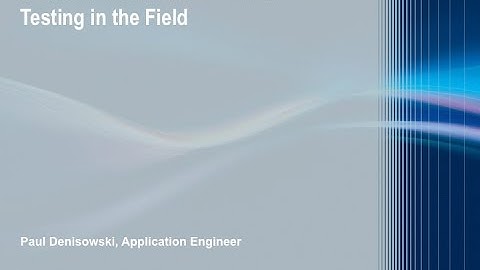 Rohde & Schwarz Webinar:  A Practical Introduction to VoLTE Testing in the Field