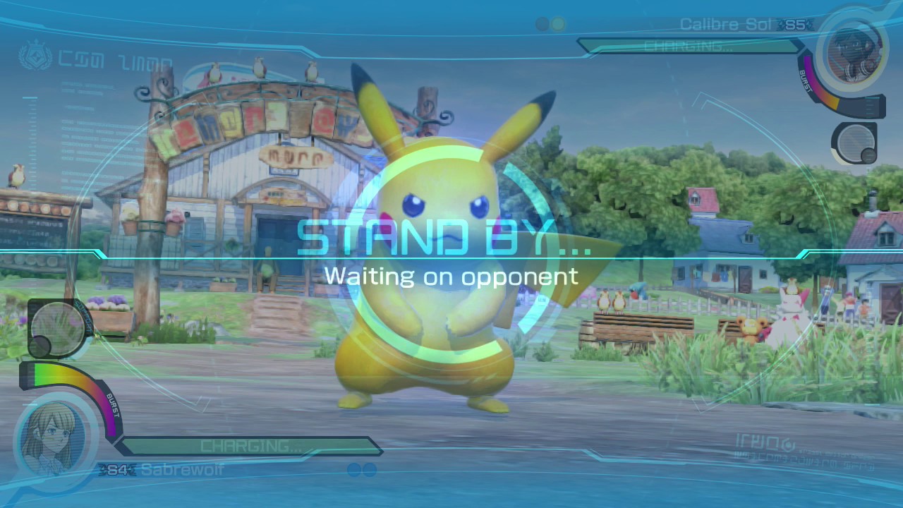 Pokken Tournament Friendlies: Sabrewoif (Pikachu) vs SolCalibre (Pikachu Libre)