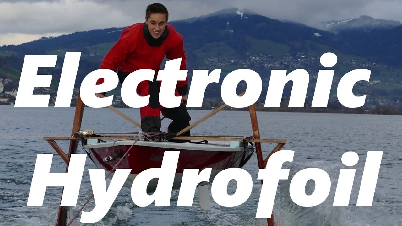 laser sailboat hydrofoil