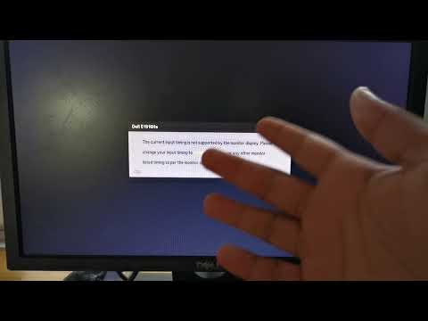 How to fix dell optiplex input timing not supported on dell (EASY FIX)