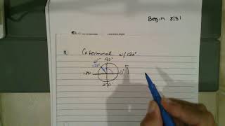 Pre Calculus Chapter 5 Section 1 Finding Coterminal and Reference Angles with Degrees and Rad