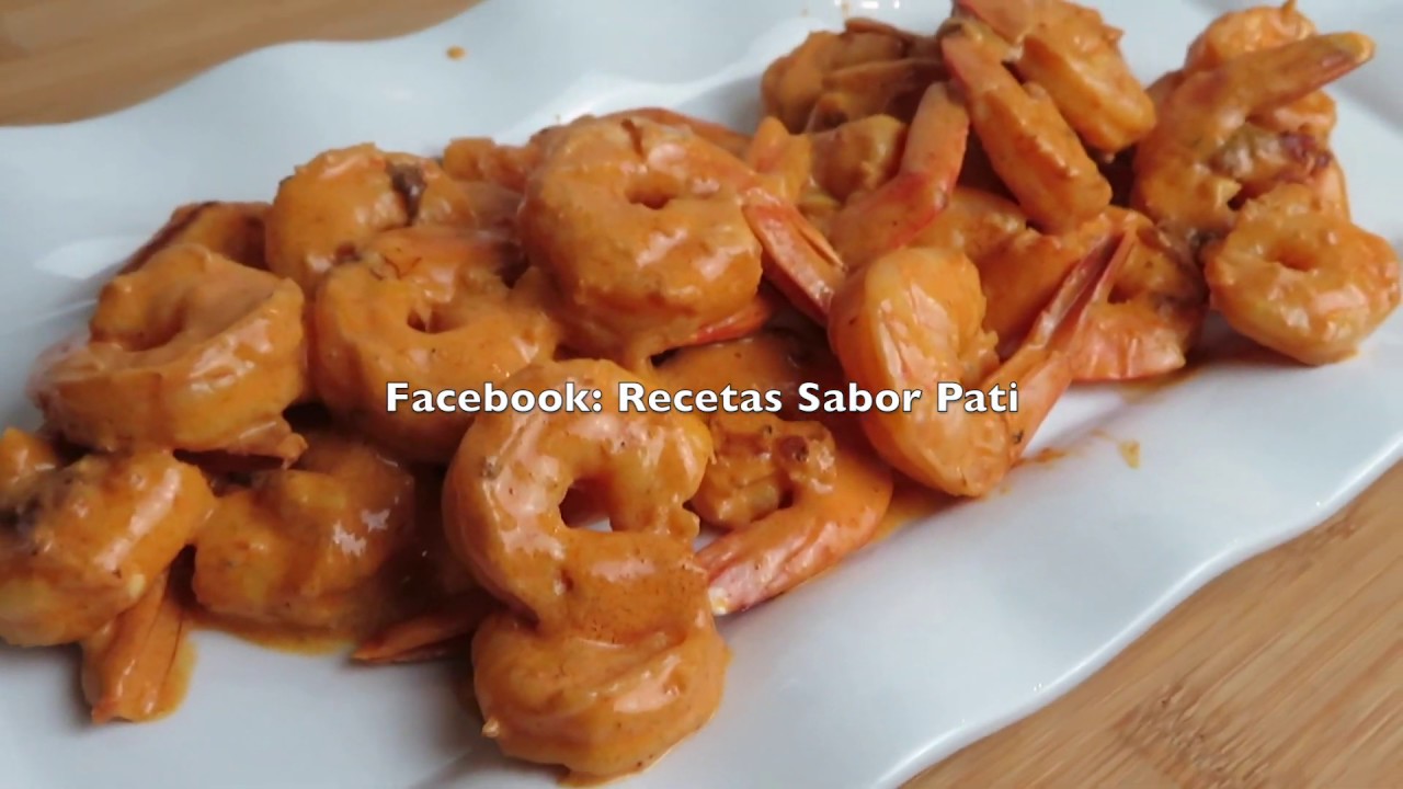 CAMARONES AL CHIPOTLE Y CREMA - YouTube