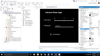 C#-How to create Flat UI Login in c#-Windows Form and connection with Database