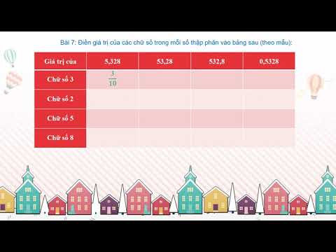 Video Cùng em học Toán lớp 5 tuần 7 bài 5,6,7,8 - YouTube