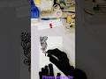 drawing allah name calligraphy #art #allah #youtubeshorts #shorts