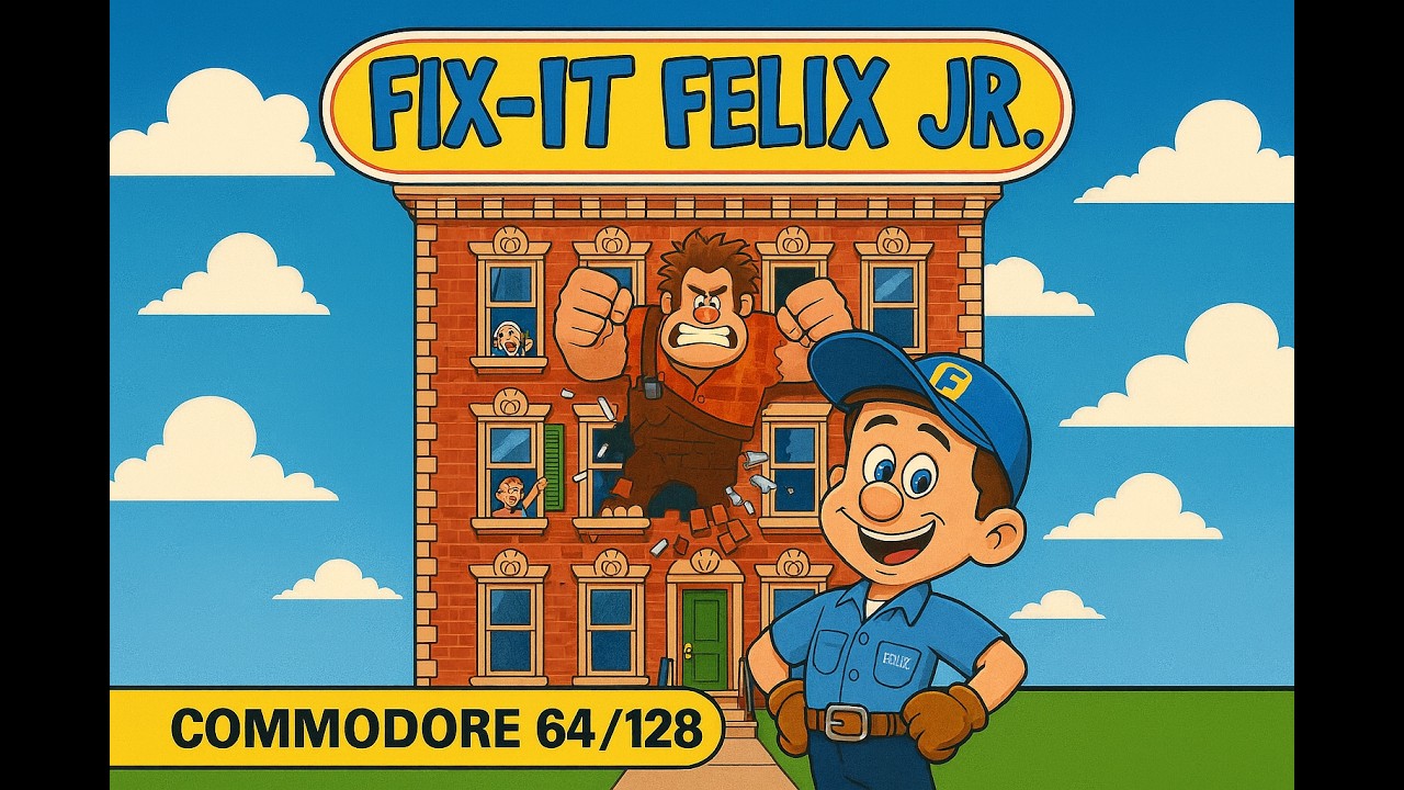 Fix It Felix, Jr (C64) - 003 - YouTube