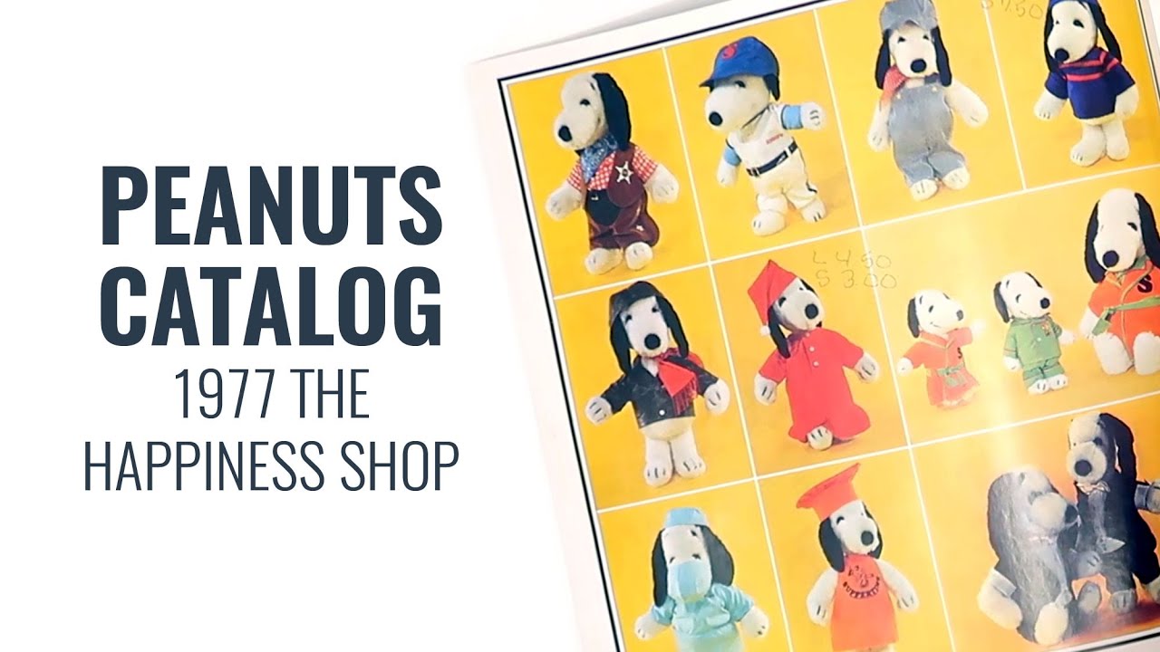 1977 Snoopy Collectibles - The Happiness Shop Catalog
