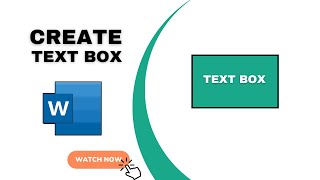 How to Create Text Box in Microsoft Word Document
