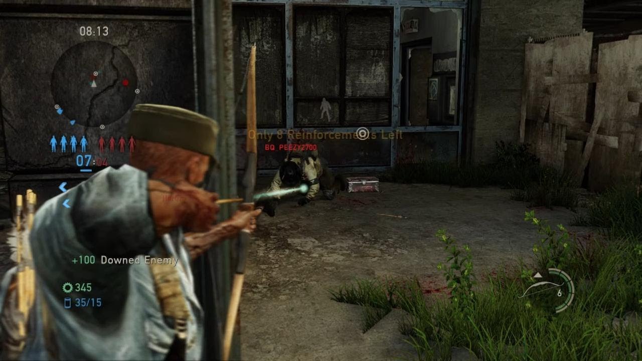 The Last Of Us | Multiplayer Gameplay | Using The Bow