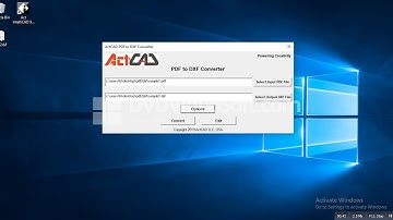 PDF to DXF Conversion