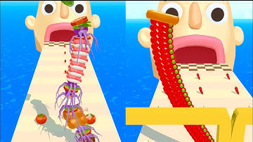 Sandwich Runner All Levels Gameplay iOS,Android Walkthrough Newtraielrs Update Game Mobile GXVI02EOS