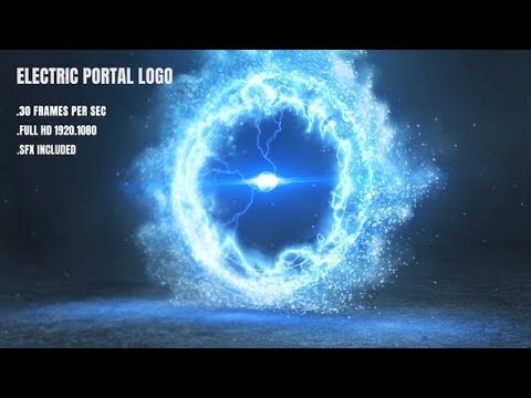 Electric Portal Logo | After Effects template