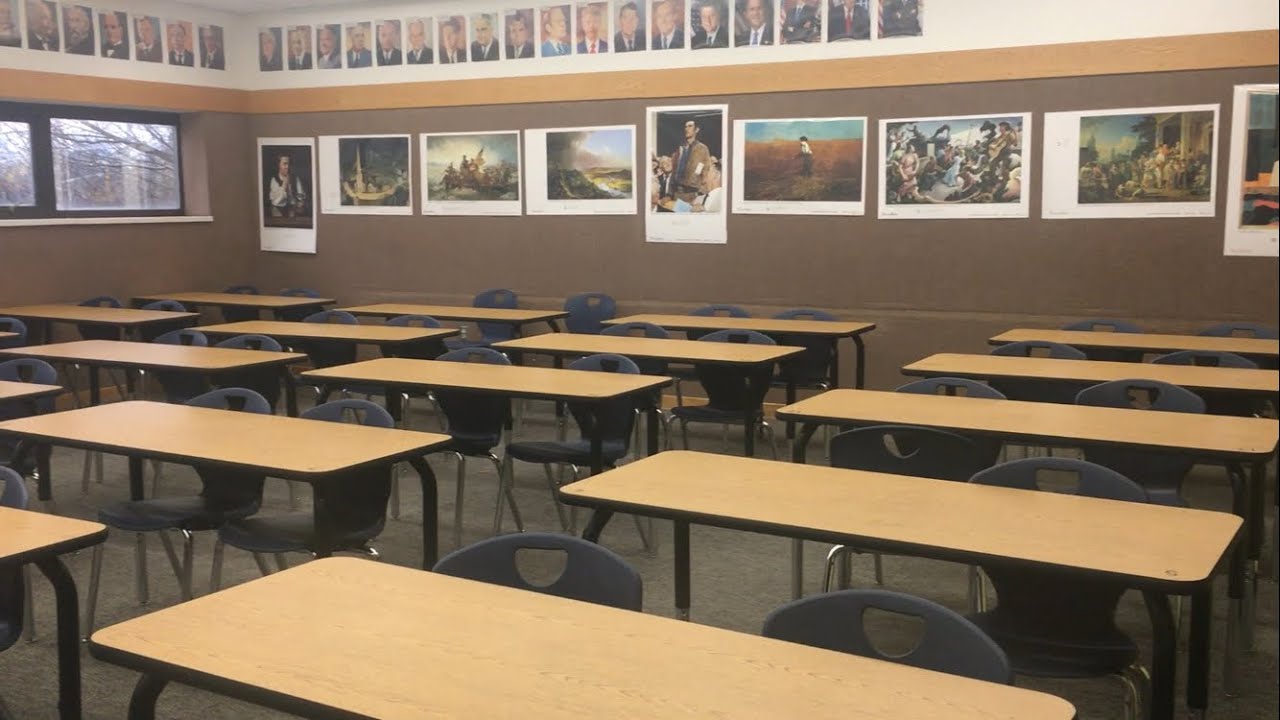 asmr in an empty classroom - YouTube