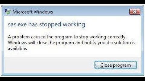 حل مشكلة program has stopped working  ويندوز 7 ويندوز8 وويندوز10