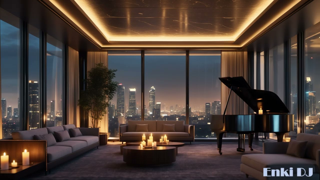 Cozy Fireplace Jazz Lounge 2026 – Relaxing Piano & Sax for Deep Work & Warm Nights