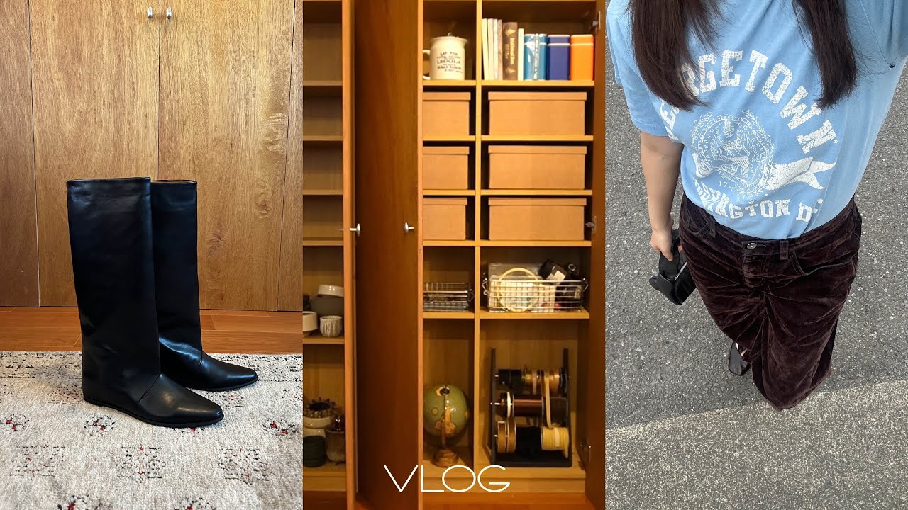 [VLOG]家の整理整頓_無印良品,IKEA / 冬服購入品, Mango / 米粉蒸しパン / リノベ続き