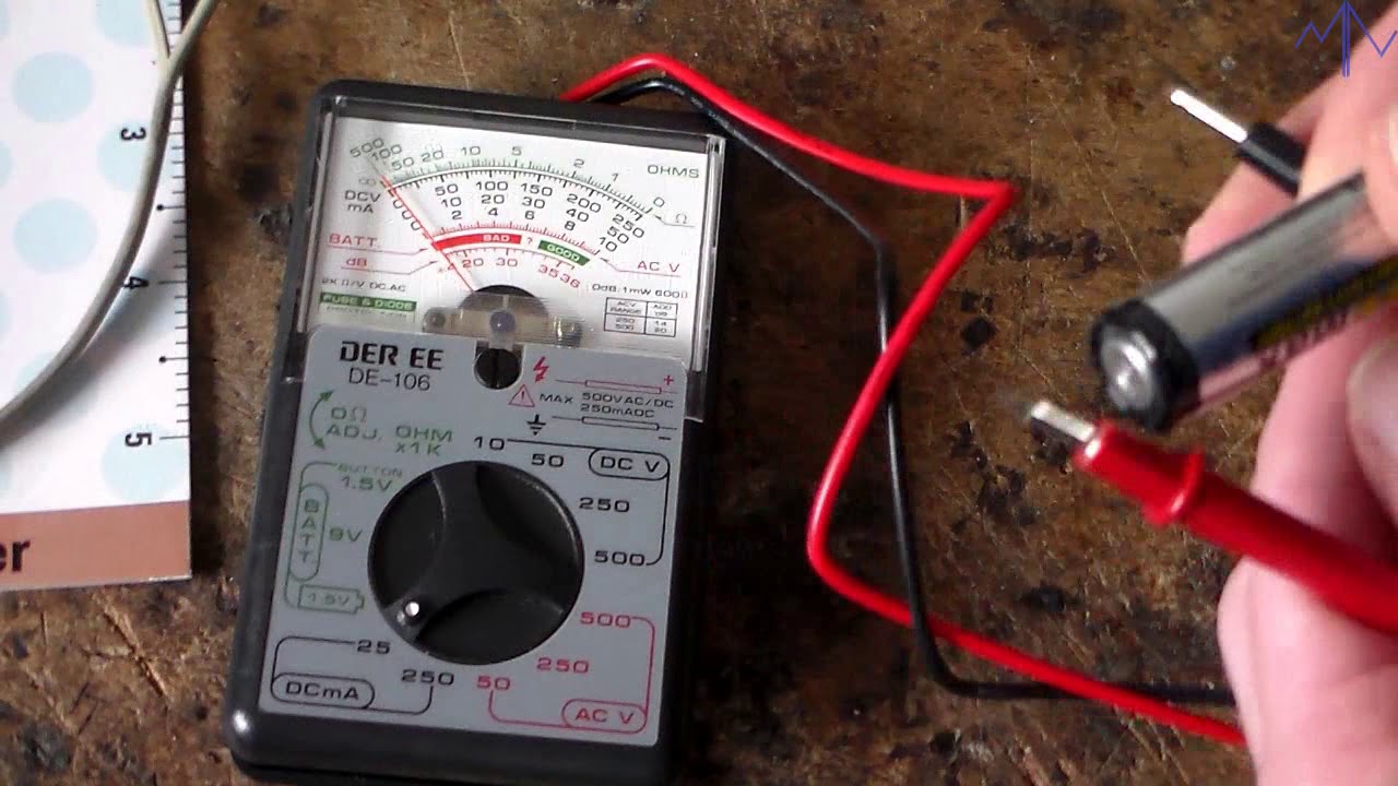 Мультиметр DER EE DE-106 - YouTube