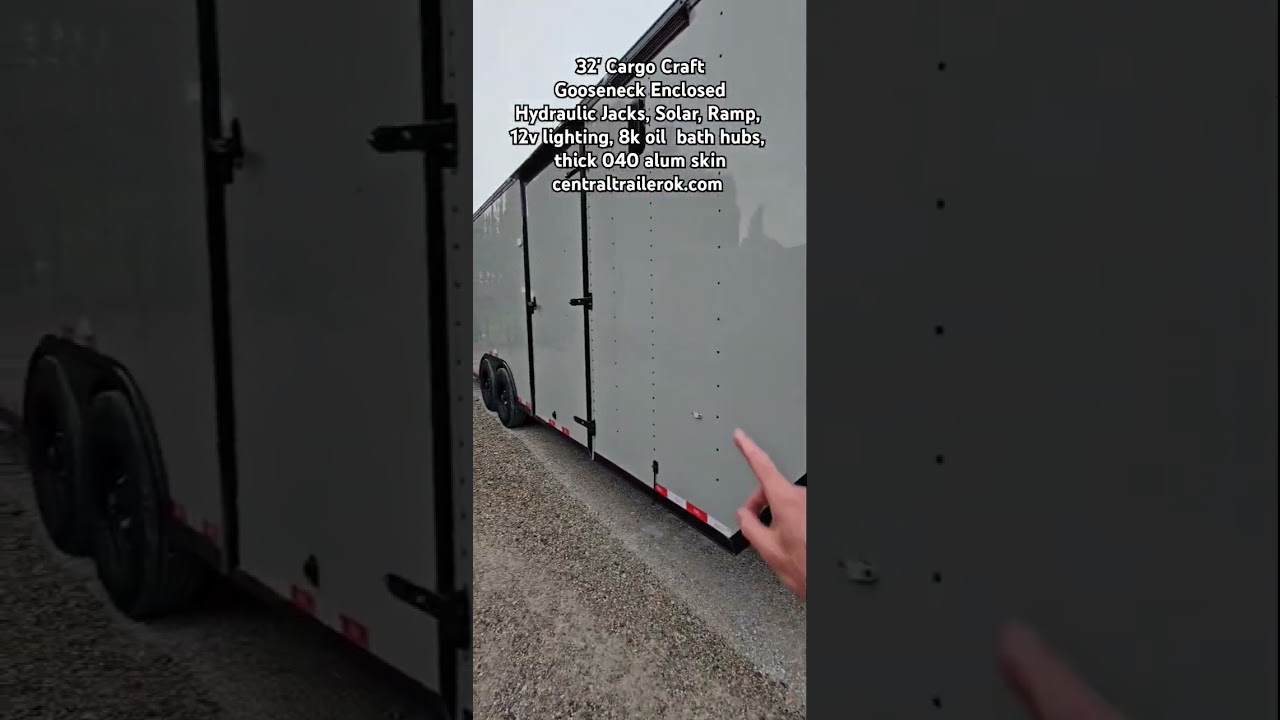 Custom Cargo Craft XP-85322 Enclosed Gooseneck Trailer 