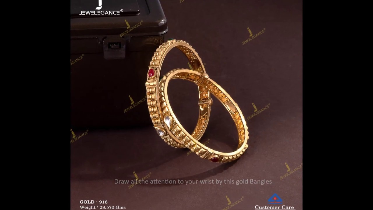 Latest Collection of Antique Bangles by myjewelegance