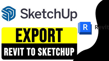 How to EXPORT Revit Model to Sketchup with MATERIALS & COLOURS Intact 2025