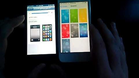 iOS 6 VS iOS 7 (Official) on iPhone 5