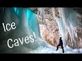 Ice Caves at Rifle Mountain Park - Travel Vlog