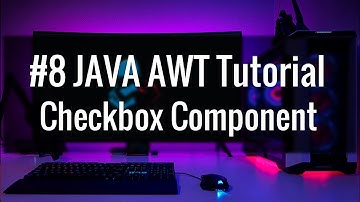 #8 How to Add Checkbox Component in our software complete Tutorial JAVA AWT (2021)