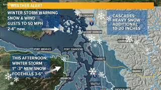 The seattle area could see snow showers begin between 5 and 7 p.m.
track timeline:
https://www.king5.com/article/weather/weather-blog/timeline-cold-temp...