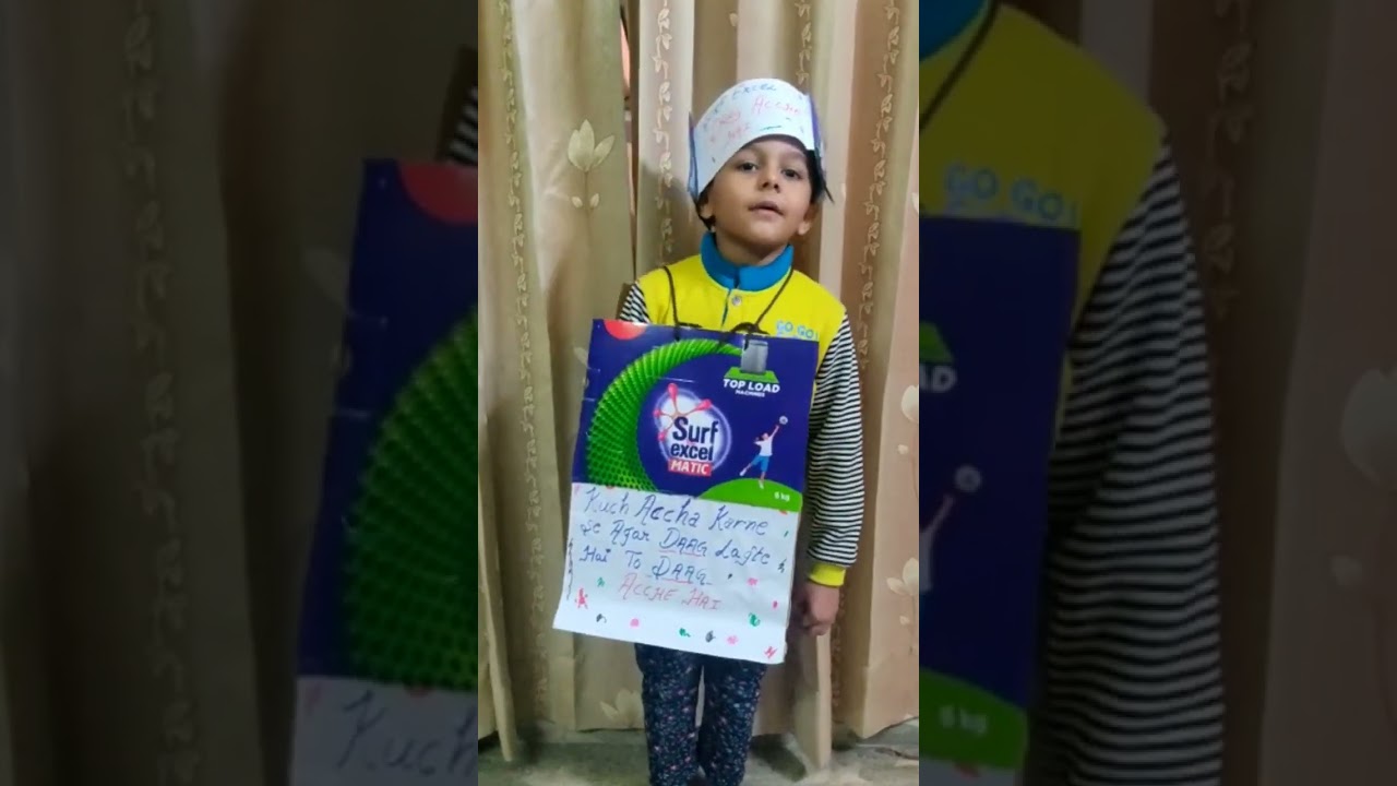 SURF EXCEL Advertisement Fancy dress/How to make SURF excel fancy dress 