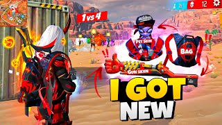Charge Buster Became Mr.India 🤔 Solo vs Squad Gameplay with New Items that Garena Sent Me😱 Free Fire