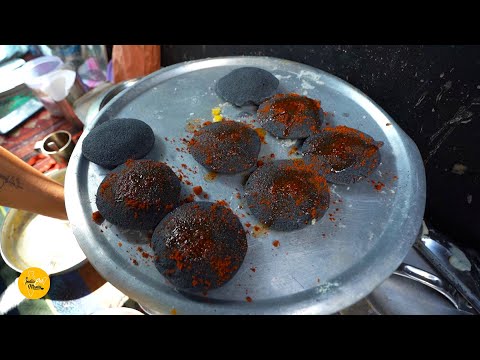 Most Unique Black Idli Making In Nagpur Rs. 150/- Only l Nagpur Street Food | INDIA EAT MANIA