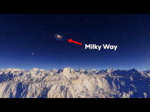 What Milky Way Looks Like From Other Galaxies (Simulation)