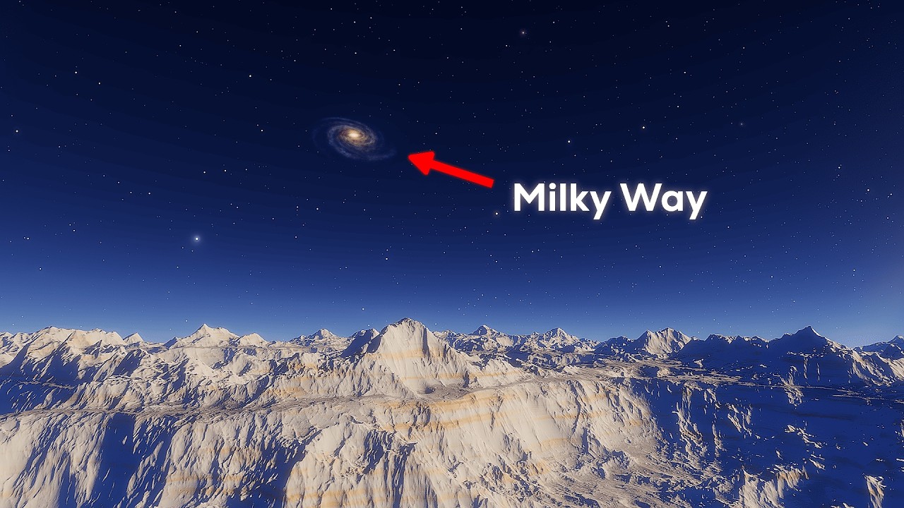 What Milky Way Looks Like From Other Galaxies (Simulation) - YouTube