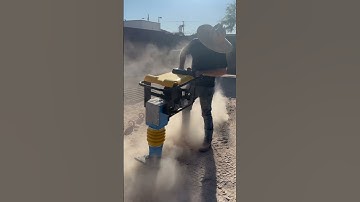 Compactor Jumping Jack Tamper Demo #skidsteer #excavator #excavator #equipment