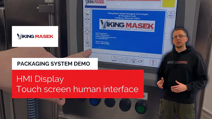 How to operate the Human Machine Interface (HMI)