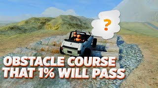 BEAMNG DRIVE - The Obstacle Course That 1% Will Pass