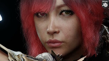 Blender Eevee SSGI / Niferia the Dark Witch