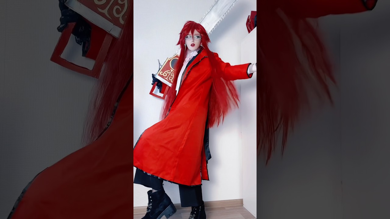Grell here!! #animecosplay #cosplay #cosplayer #anime #grellsutcliff #kuroshitsuji #blackbutler