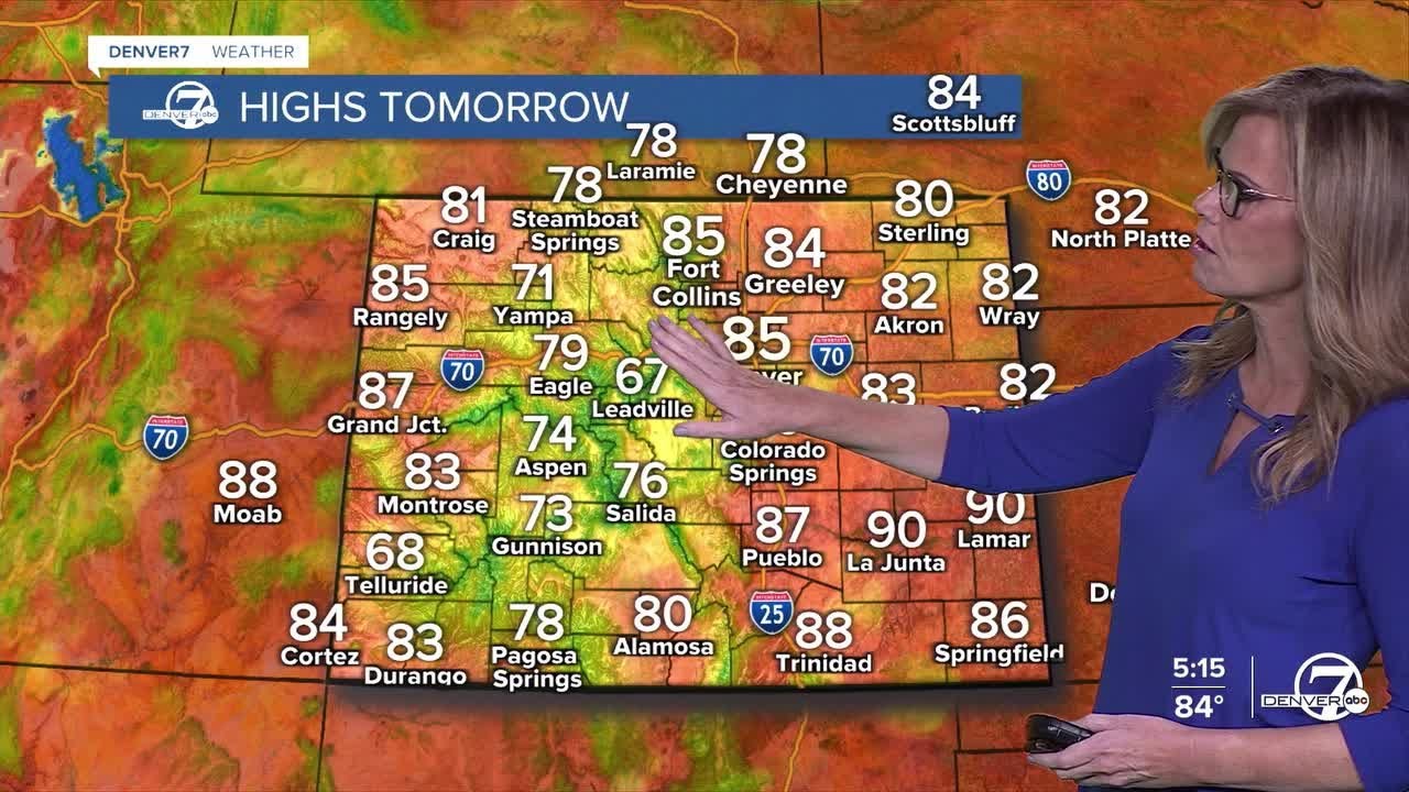 A mild start to the week with a few storms - YouTube