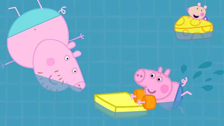Daddy Pig Teaches George How To Swim! 🐷🏊 Peppa Pig Official Channel Family Kids Cartoons