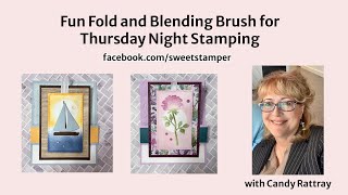 Top Tab Pull Fun Fold with Blending Brush Spotlight Technique