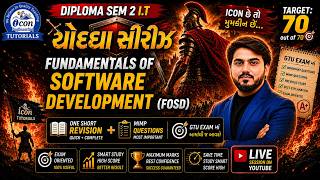 FUNDAMENTALS OF SOFTWARE DEVELOPMENT (FOSD) || DIPLOMA SEM 2 IT || SUPER 40 MIMP WITH ANSWERS