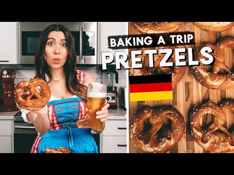 BAKING a TRIP to GERMANY! | Soft Pretzels with Baked Baking Soda