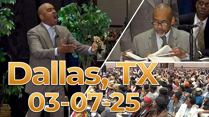 First Church TOG Broadcast March 7th 2025 Friday PM Edited With Scriptures from Dallas, Texas.
