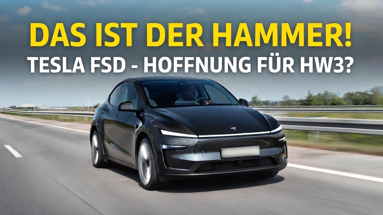 Das ist der Hammer! Tesla FSD: Hoffnung für HW3?