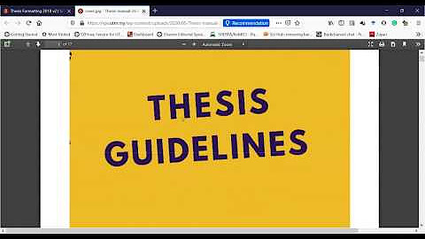 UTM Thesis Formatting using MZJ FM - YouTube